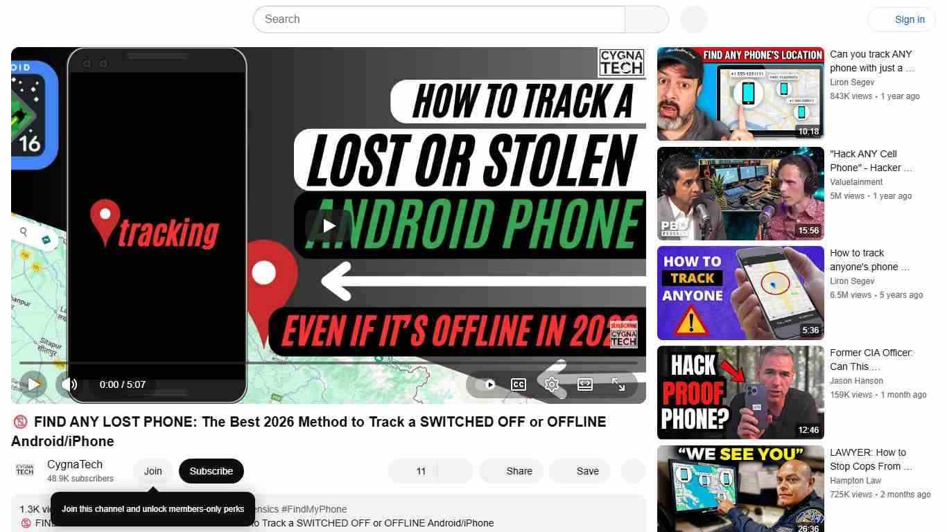 📵 FIND ANY LOST PHONE: The Best 2026 Method to Track a SWITCHED OFF or OFFLINE Android/iPhone - YouTube